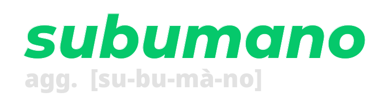 subumano