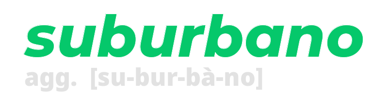suburbano