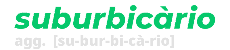 suburbicario