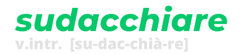 sudacchiare