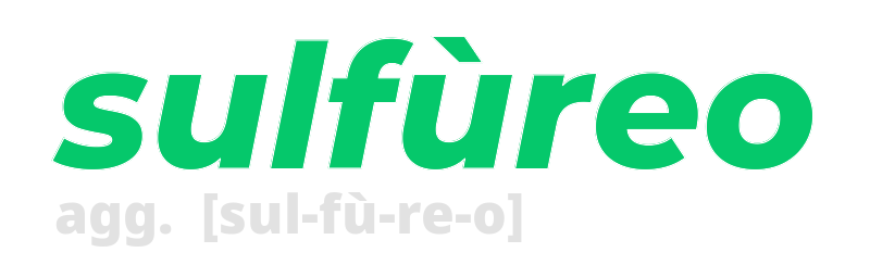 sulfureo