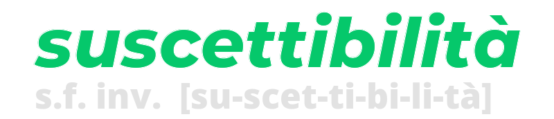 suscettibilita