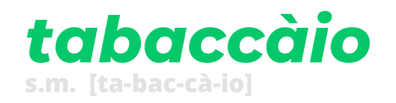 tabaccaio