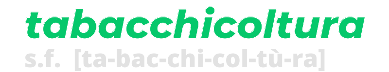 tabacchicoltura