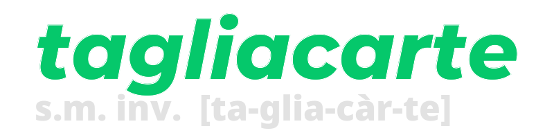 tagliacarte