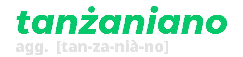 tanzaniano