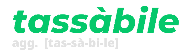 tassabile