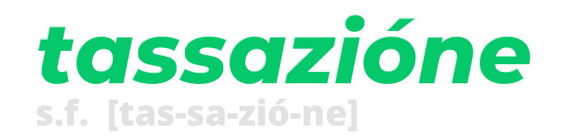 tassazione