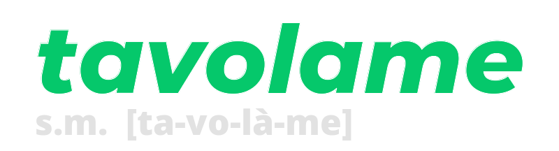 tavolame