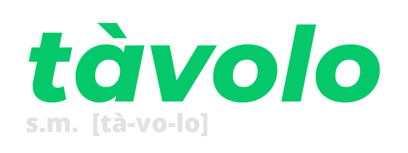 tavolo