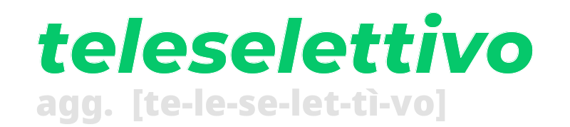 teleselettivo