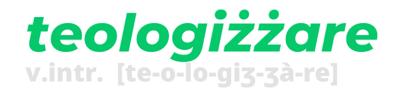 teologizzare