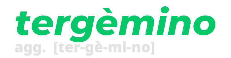 tergemino