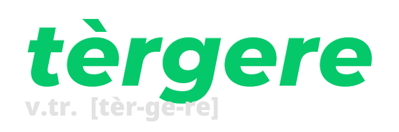 tergere