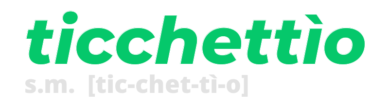 ticchettio