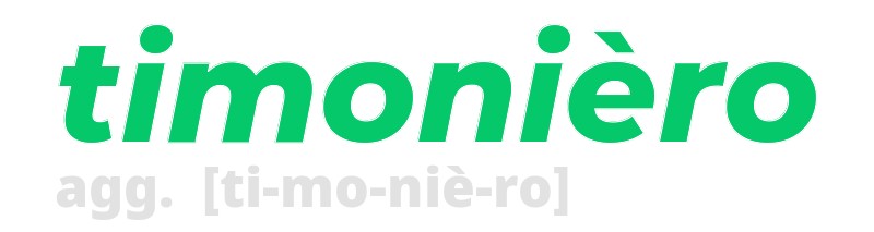 timoniero