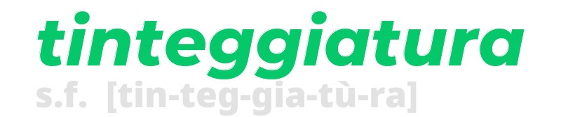 tinteggiatura