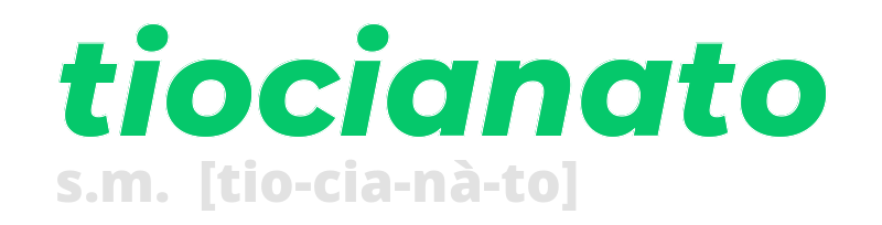 tiocianato