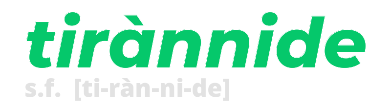 tirannide