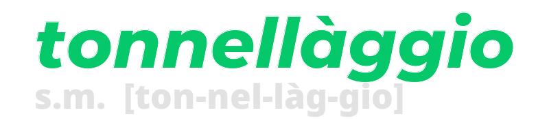 tonnellaggio