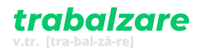 trabalzare