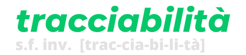 tracciabilita