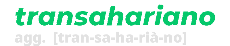 transahariano