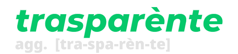 trasparente