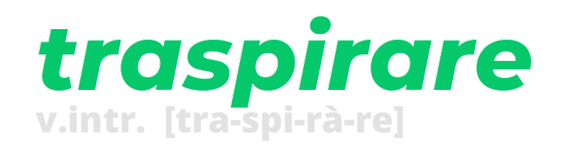 traspirare
