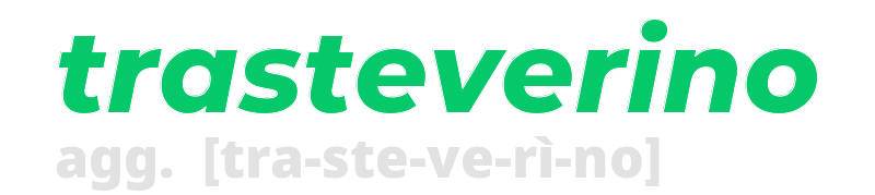 trasteverino