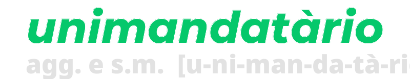 unimandatario