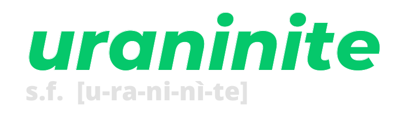 uraninite