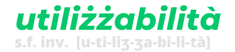 utilizzabilita