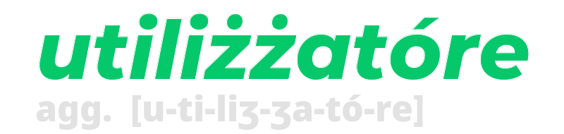 utilizzatore