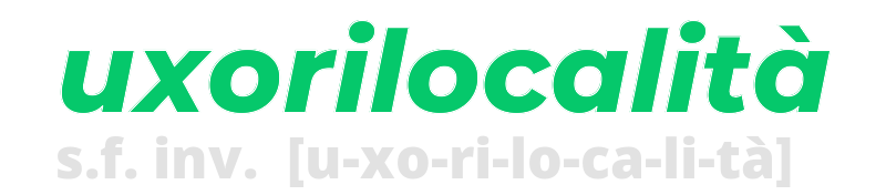 uxorilocalita