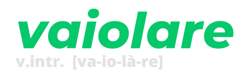 vaiolare