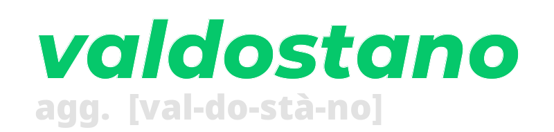 valdostano