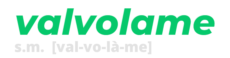 valvolame