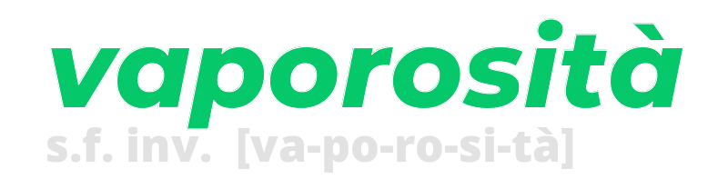 vaporosita