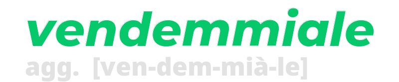 vendemmiale