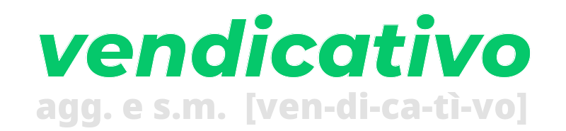 vendicativo