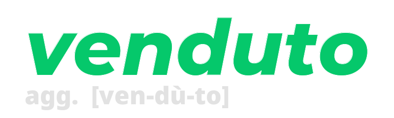 venduto