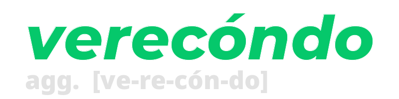 verecondo