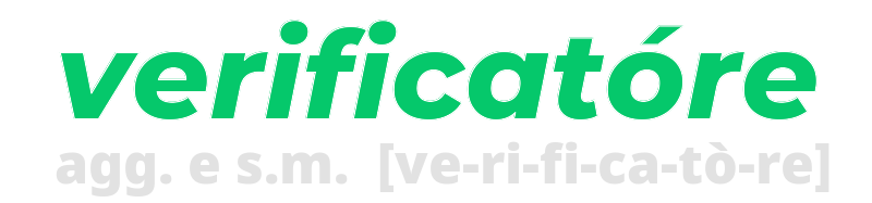 verificatore