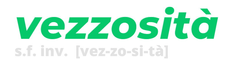 vezzosita