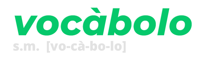 vocabolo