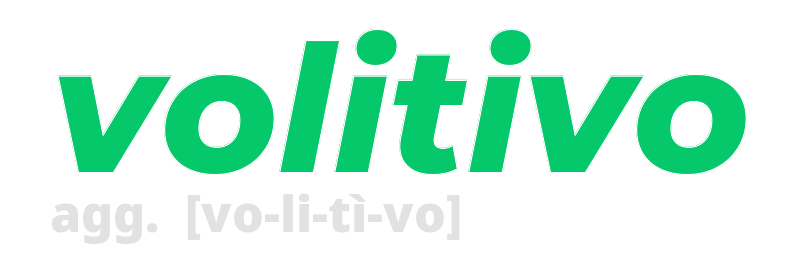 volitivo