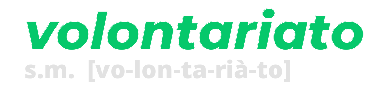 volontariato