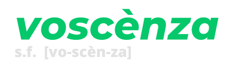 voscenza