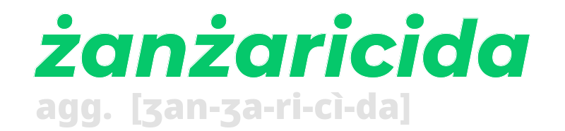 zanzaricida